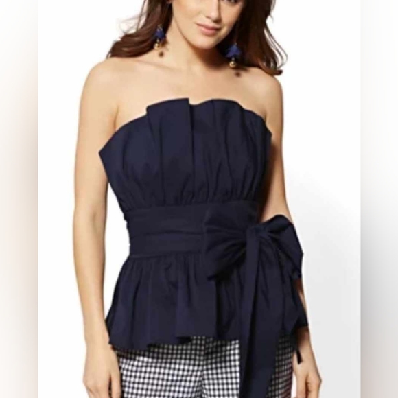 New York & Company Tops - NWT/ Brand: New York & Company/Navy blue  /Size :Large